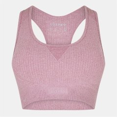 USA Pro UP Seamless Crop Sports Bra Light Pink