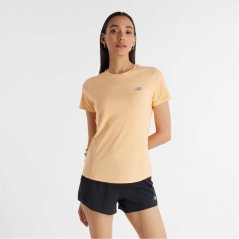 New Balance Jacquard Slim T-Shirt Peach