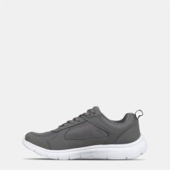 Slazenger Force Mesh Trainers Womens Charcoal/Pink