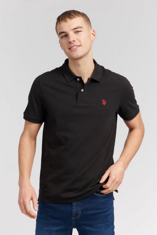 US Polo Assn Small Polo Shirt Black