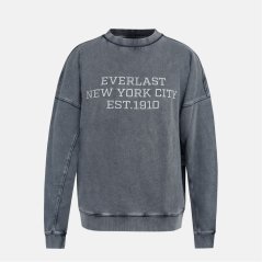 Everlast Men's NYC Crew Sweatshirt Washed Grey