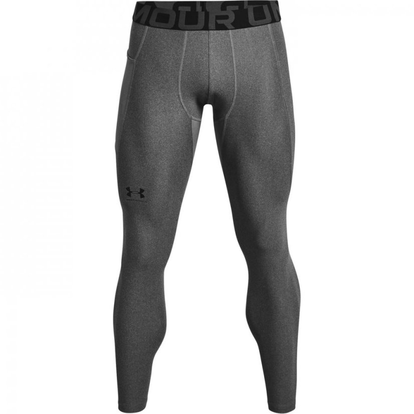 Under Armour HeatGear Core Tights Mens Carbon Heather