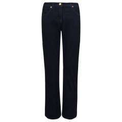 M Collection Straight Leg Jeans Ladies Indigo