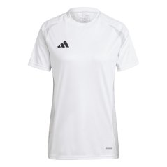 adidas Women's Tiro24 Short Sleeve Performance T-Shirt White