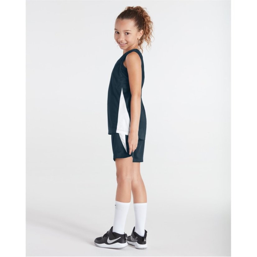 Nike Unisex Kids Performance Basketball Jersey Obsidian/White
