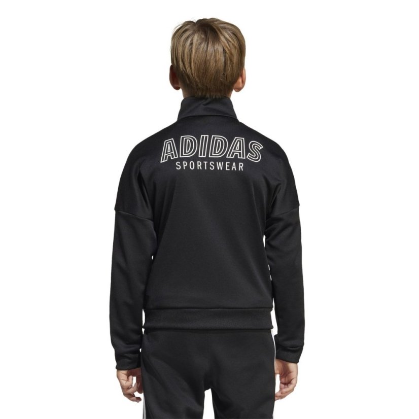 adidas House of Tiro Track Top Juniors Black/White
