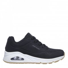 Skechers UNO Stand On Air Trainers Womens Black/White