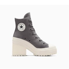 Converse Unisex Adults Chuck 70 De Luxe Heel Pla Ankle Heeled Boots 055-Sharkskin