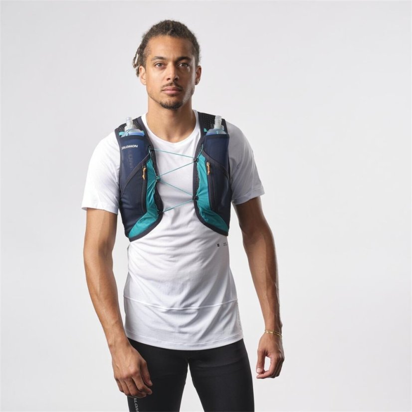 Salomon Active Skin 12L Run Vest Adults Tahitian Tide