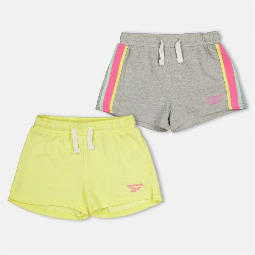 Reebok Kids' Jersey Jogger Shorts Lt Grey Heather