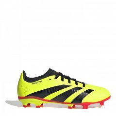 adidas Predator 24 League Children's Firm Ground Boots Yellow/Blk/Red