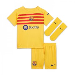 Nike Barcelona Fourth Senyera Babykit 2023 2024 Yellow/Blue