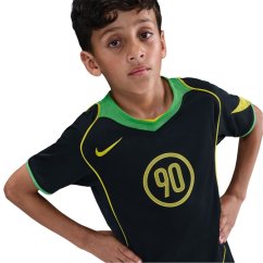 Nike Kids' T90 Energy Short Sleeve T-Shirt Black/Green