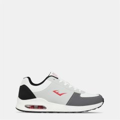 Everlast Kaiso Trainers Mens White/Grey/Red
