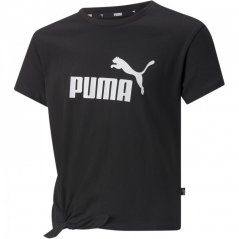 Puma Logo Knotted Tee G Puma Black