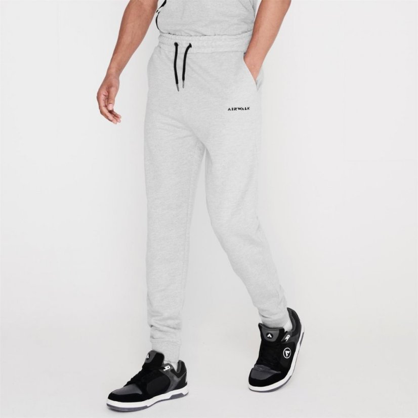 Airwalk Side Logo Jogging Bottoms Grey