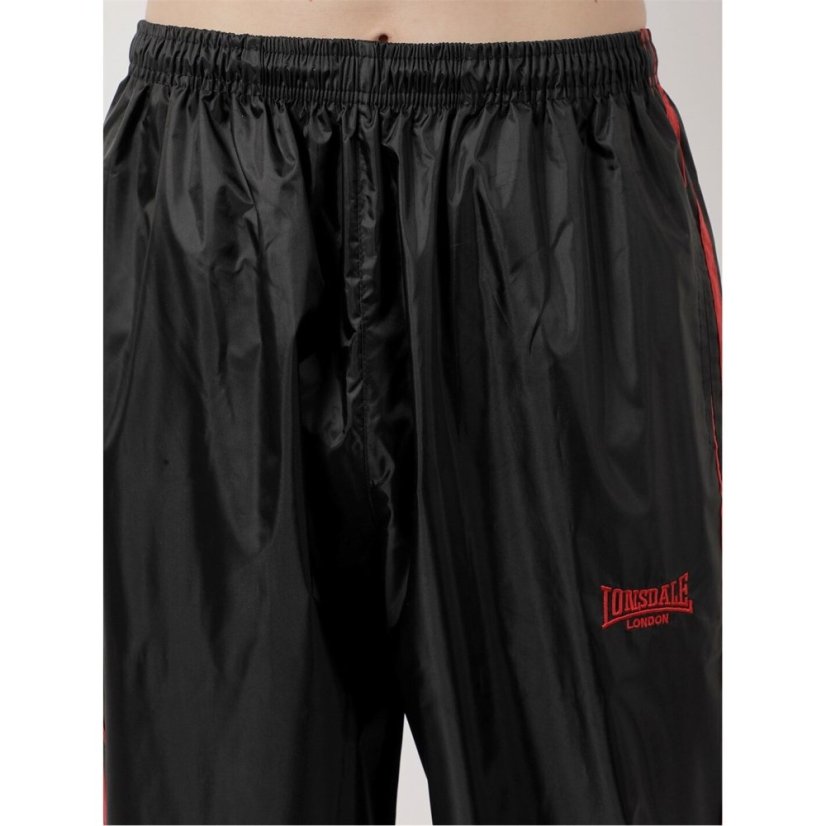 Lonsdale Sauna Suit Senior Round Neck Black/Red