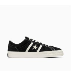 Converse Unisex Adults One Star Academy Pro Suede Skate Shoes 001-Black/Egr