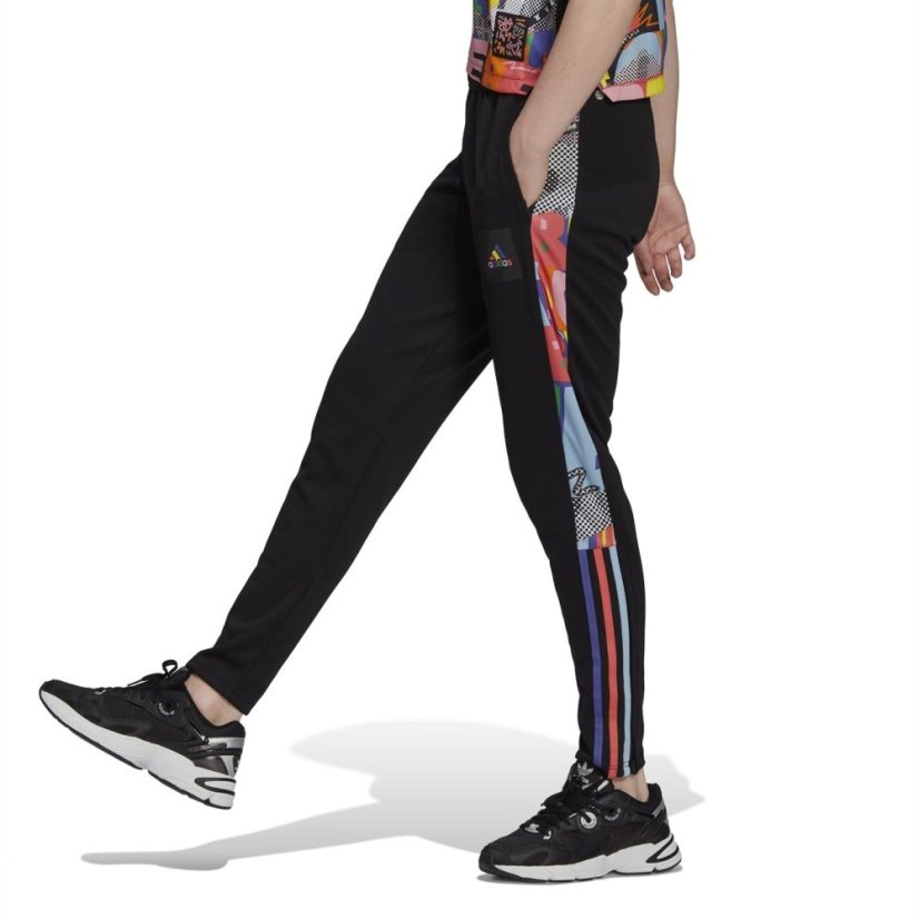 adidas Tiro Pride Tracksuit Bottoms Womens Jogger Black/Multi