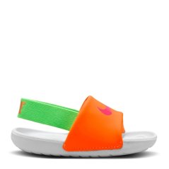 Nike Kids' Pool Sliders Orange/Hyp Pink