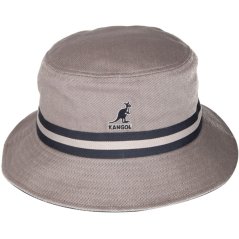 Kangol Stripe Bucket Hat Grey