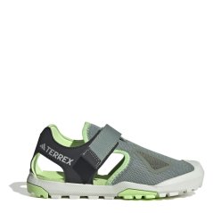 adidas Terrex Captain Toey 2.0 Walking Sandals Childrens Green/Carbon