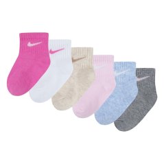 Nike Pack Toddler Quarter Socks Mineral