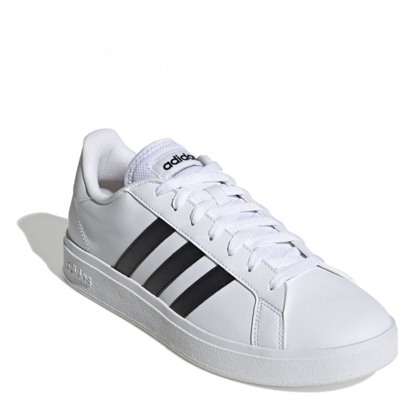 adidas Court Base 2 Trainers Mens White/Black