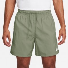 Nike Sportswear Essentials Men's Woven Flow Shorts Oil Green/White