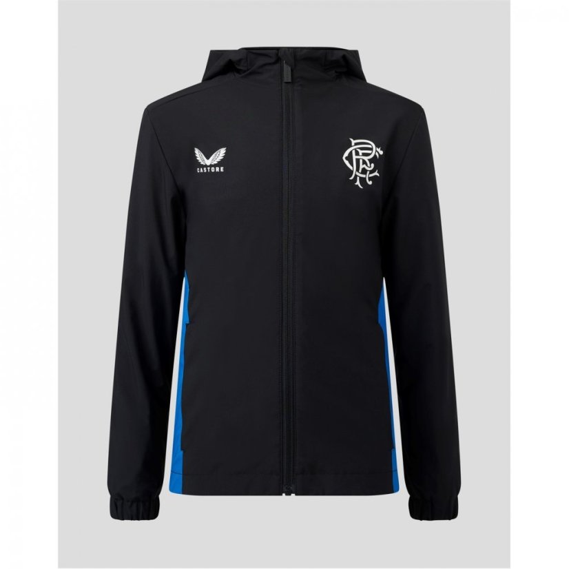 Castore Rangers United Training Jacket 2023 2024 Mens Black