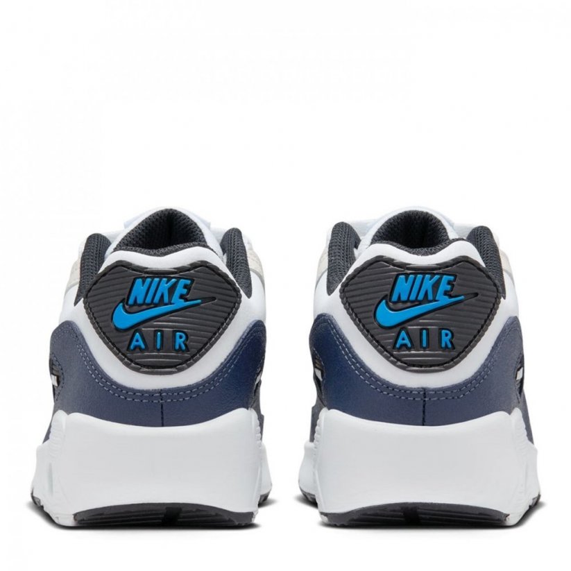 Nike Max 90 LTR Big Kids' Trainers Grey/Blue