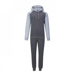 Donnay Fleece Tracksuit Sn99 Charcoal