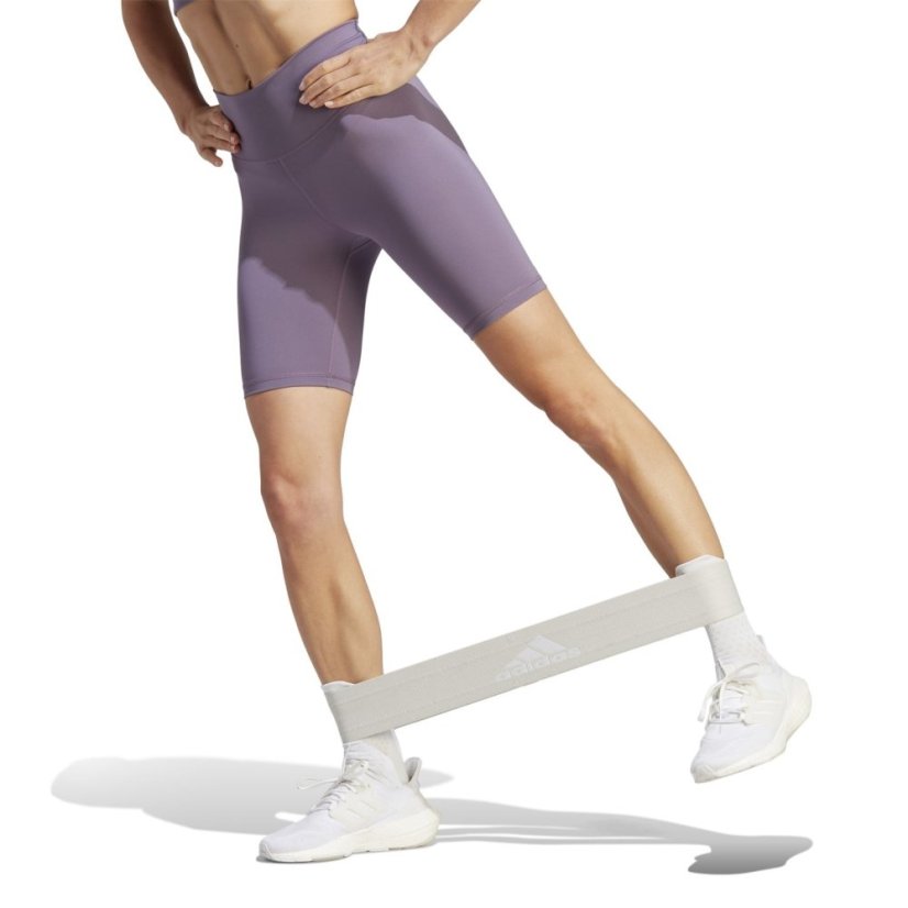 adidas Optime Training Bike Short Leggings Womens Shadow Violet