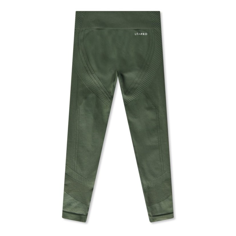 USA Pro Seamless Tight Junior Khaki