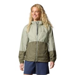 Columbia Women's Flash Forward Water-Resistant Wind-Resistant Softshell Jacket Green