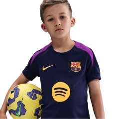 Nike Barcelona Strike Drill Top Juniors Purple/Gold