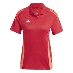 adidas Women's Tiro24 Performance Polo Shirt Power Red