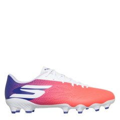 Skechers Men's Razor .3 Firm Ground Football Boot Blue/Pink