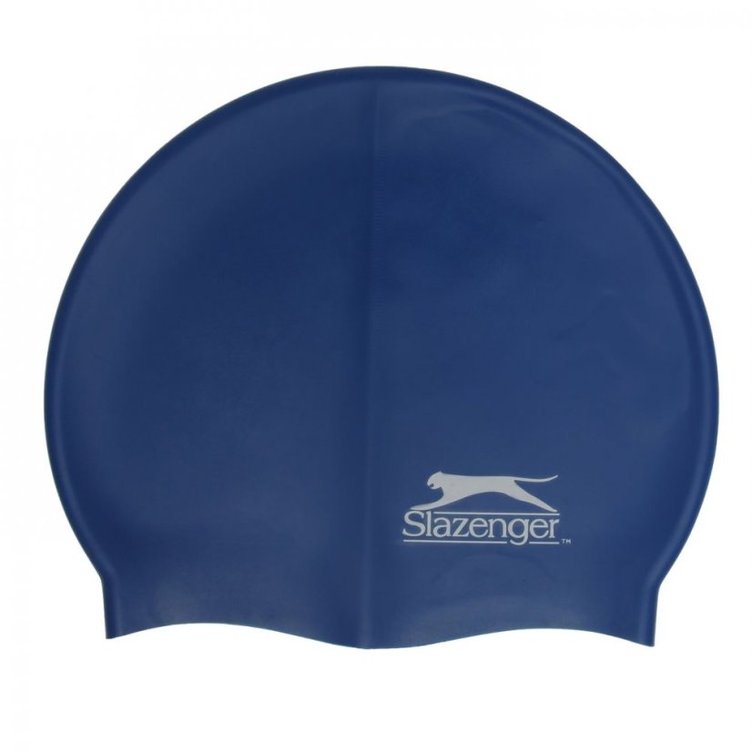 Slazenger Adults Silicone Swim Cap Navy