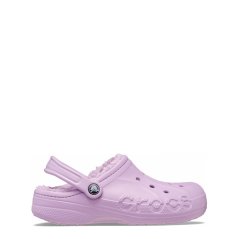 Crocs Baya Lined Clog Womens Orchid