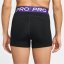Nike Pro Three Inch Shorts Womens Black/Purple