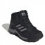 adidas Terrex Hyperhiker Mid Hiking Shoes Junior Black/Grey