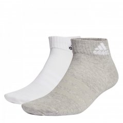 adidas Sportswear Ankle Socks 6P Grey/White/Blck