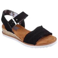 Skechers Desert Kiss - Adobe Princess Flat Sandals Womens Black