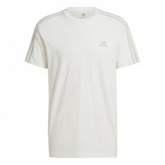 adidas Essentials 3-Stripes pánské tričko Off White