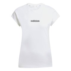 adidas Essentials Linear Cotton dámske tričko White