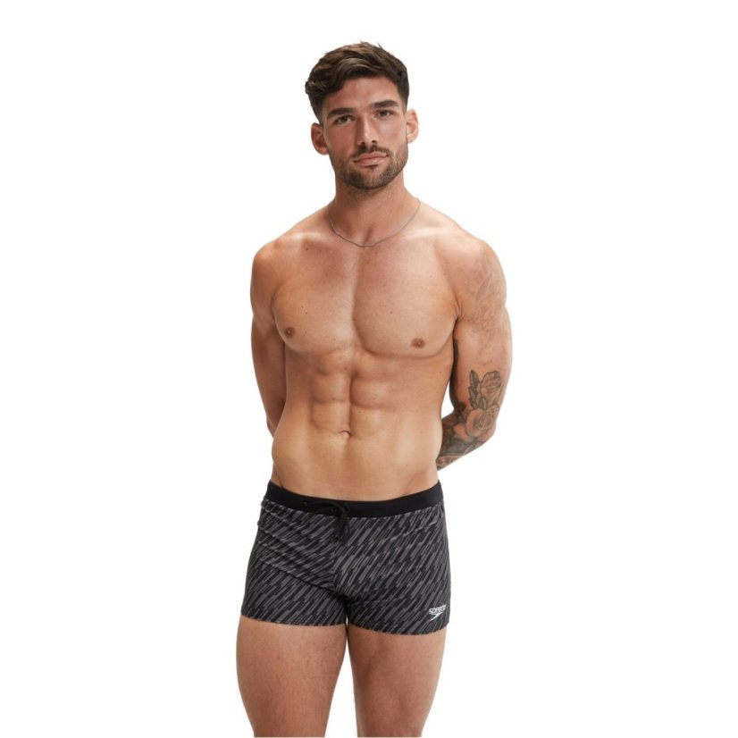 Speedo Men's Valmilton Swim Shorts Black/Dove Grey