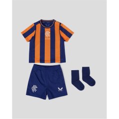 Castore Rangers Third Babykit 2023 2024 Navy/Orange