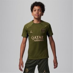 Nike Paris Saint Germain Strike Fourth Drill T-shirt Juniors Green