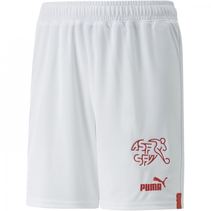 Puma Switzerland Shorts Replica Juniors 2022 Pm Wht/ Rd